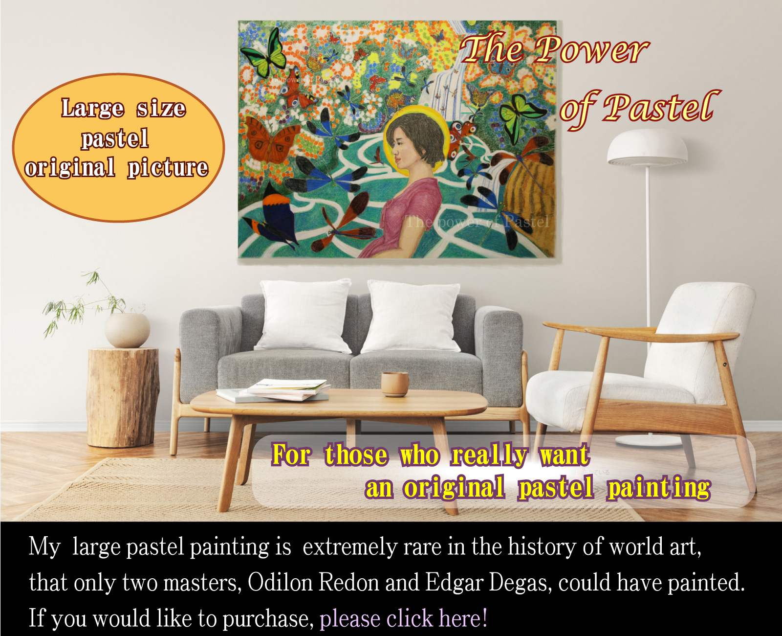 Image link to the consultation page for purchasing original pastel paintings